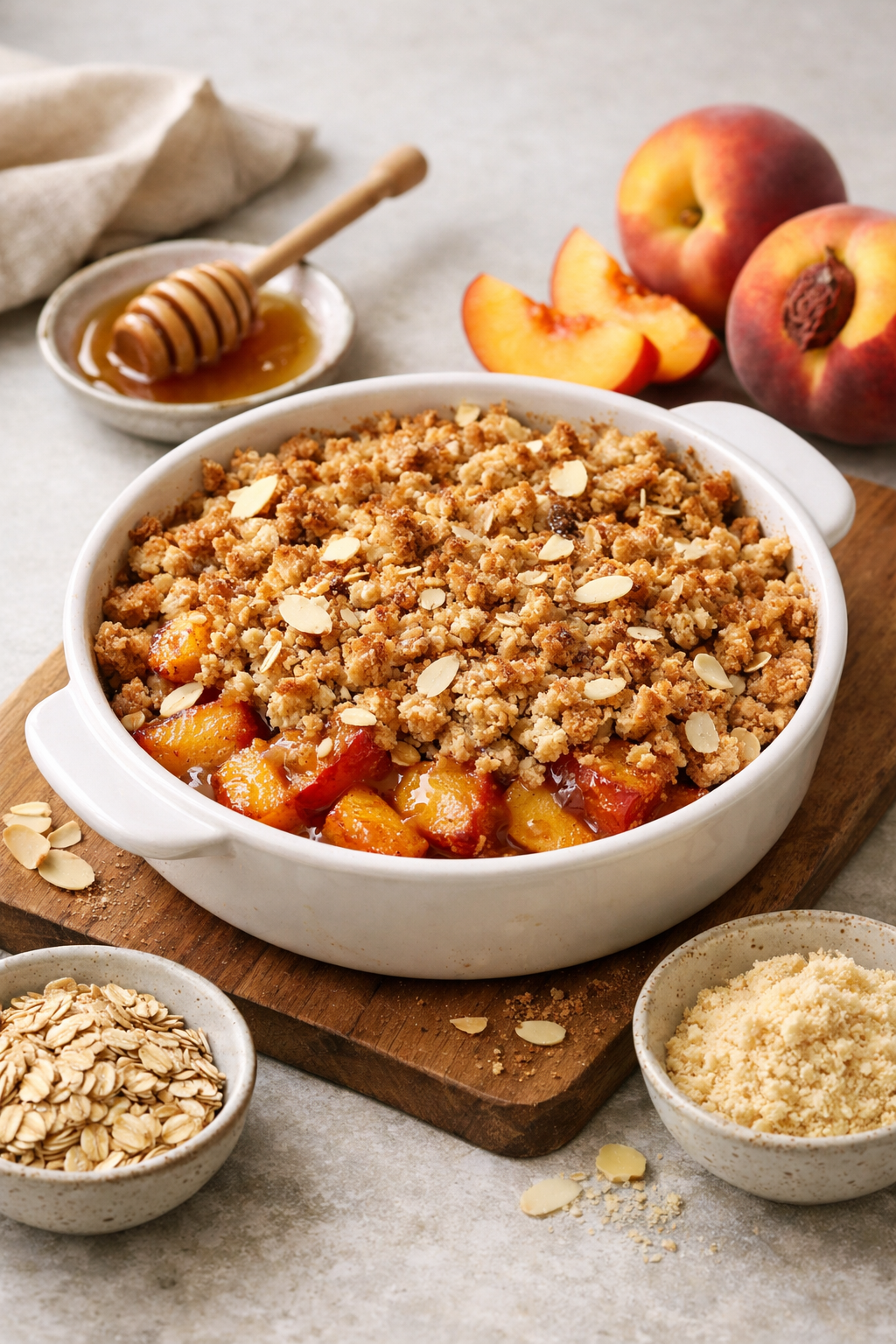 CRUMBLE EXPRESS PÊCHE & AVOINE