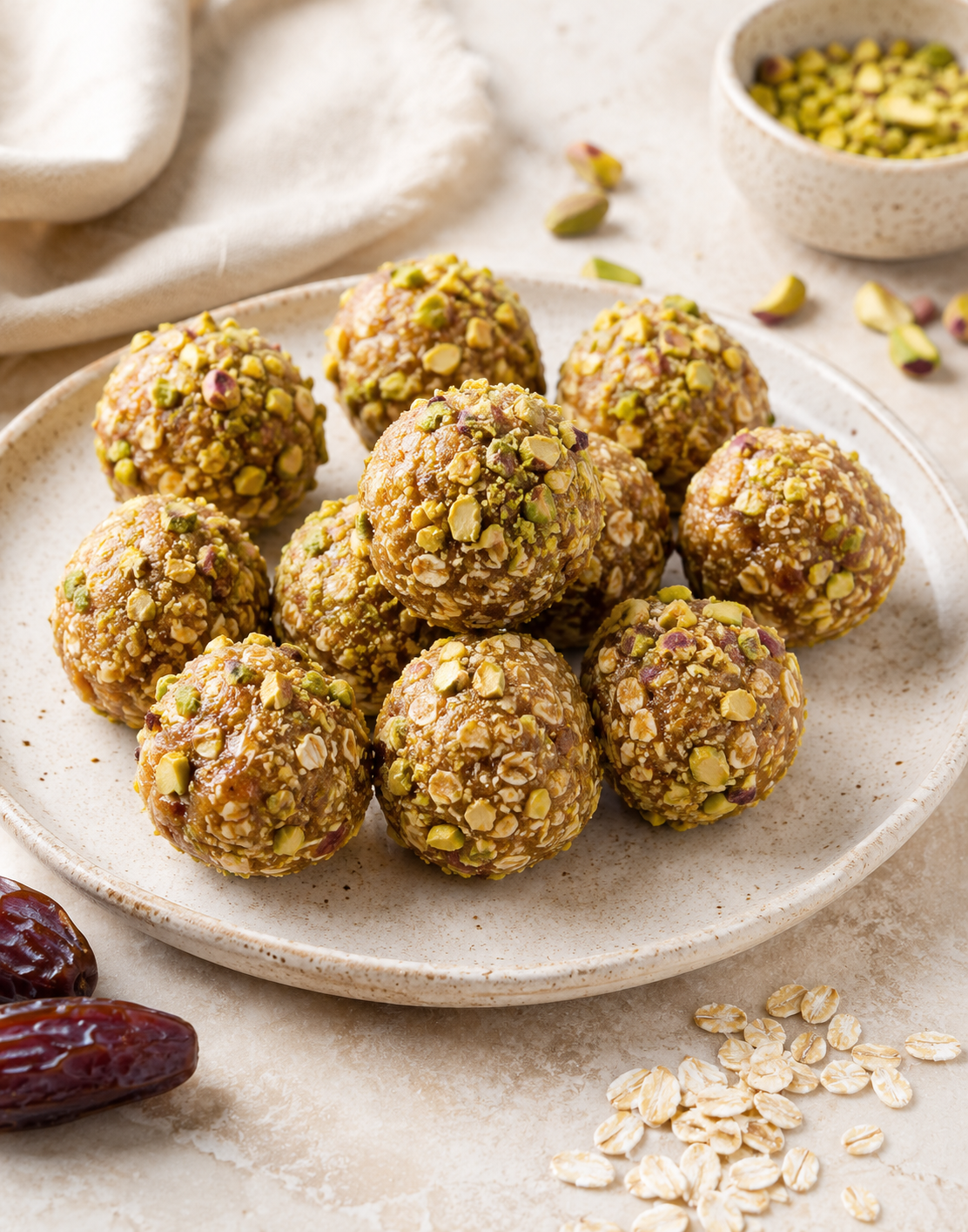 ENERGY BALLS DATTE PISTACHE VANILLE