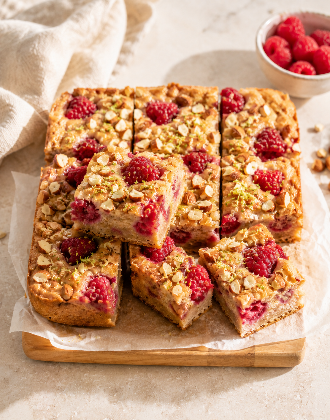 BLONDIES CITRON VERT FRAMBOISE & AMANDE