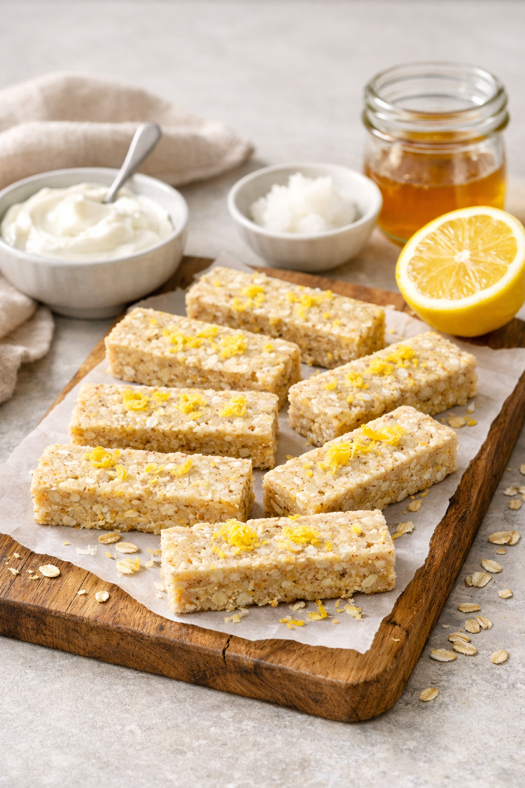 BARRES PROTÉINÉES CITRON & AMANDES