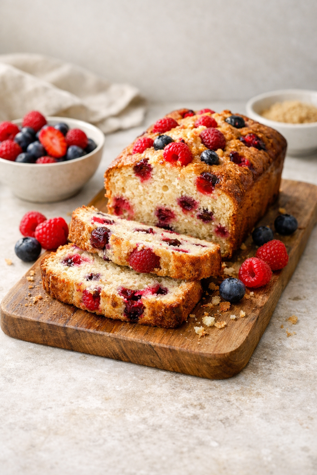 CAKE MOELLEUX VANILLE & FRUITS
