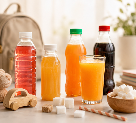 Enfants et boissons sucrées : cette habitude banale qui peut peser lourd avant 5 ans