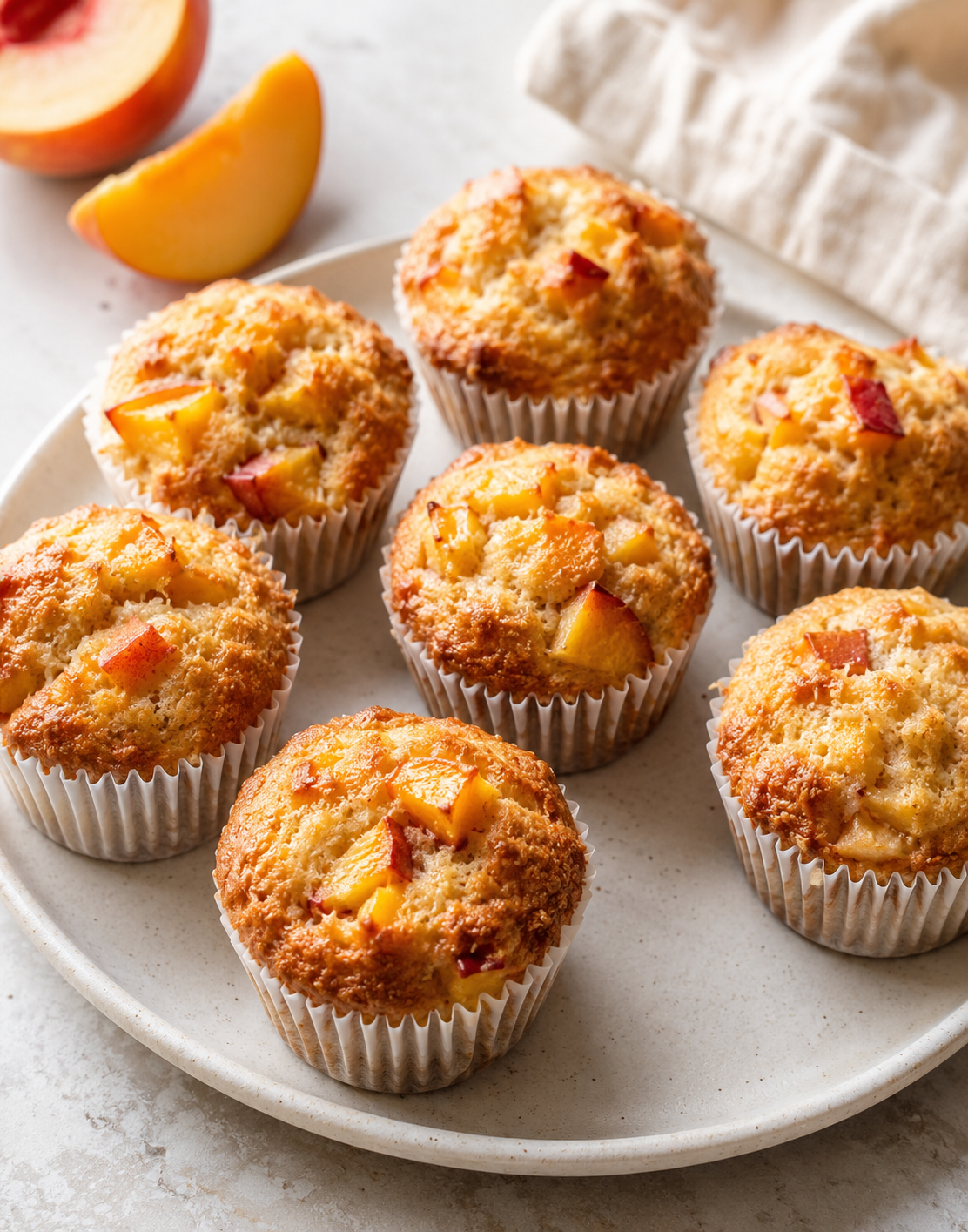 MINI MUFFINS PÊCHE COCO