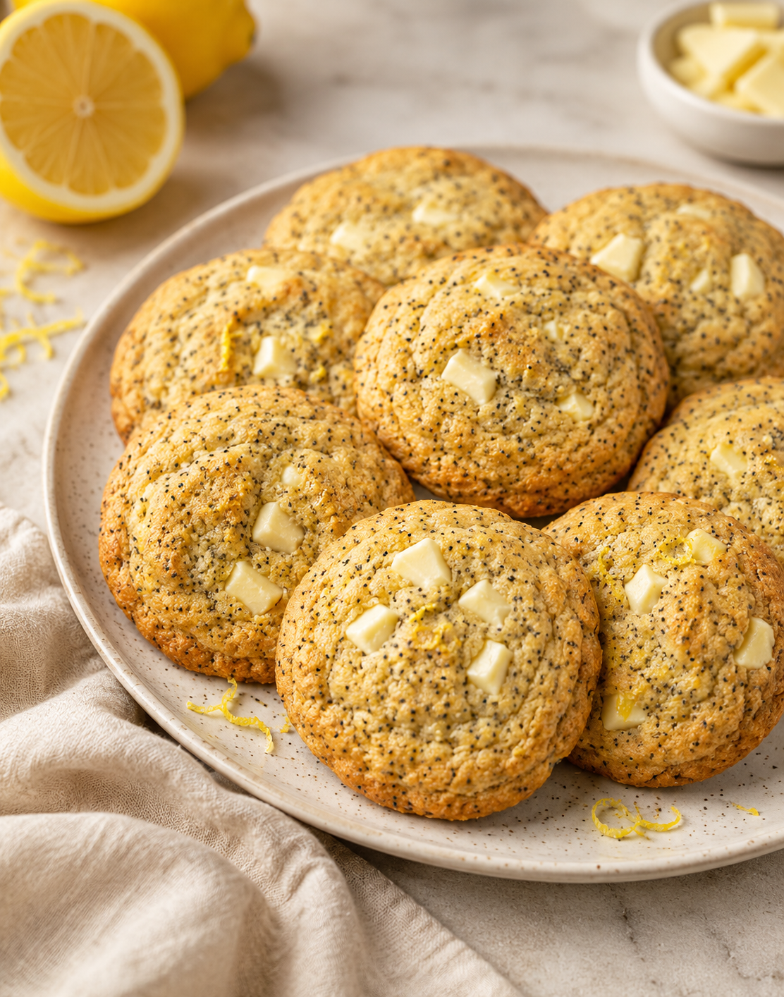 COOKIES PROTEINES CITRON PAVOT CHOCOLAT BLANC