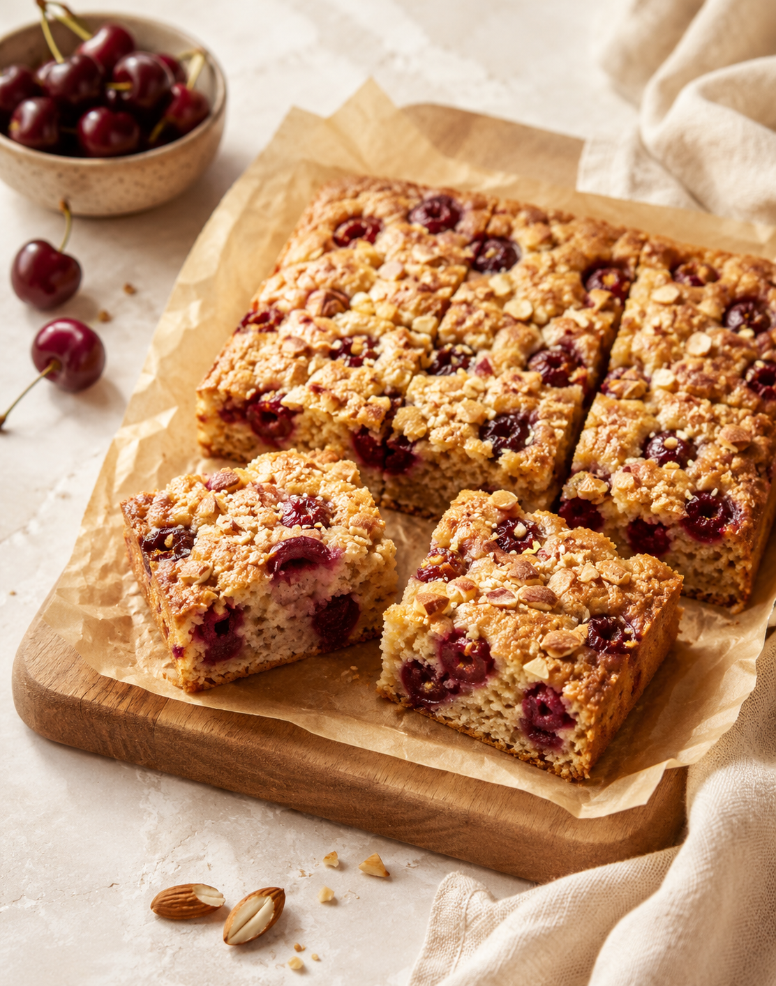 BLONDIES CERISE VANILLE AMANDE