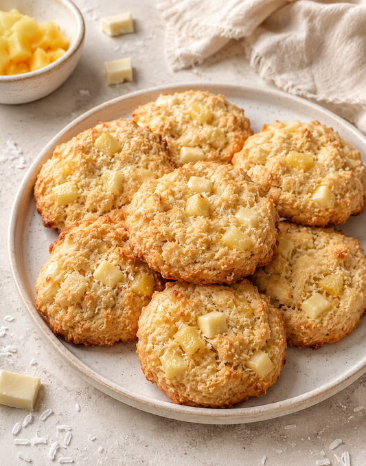 COOKIES PROTEINES ANANAS COCO CHOCOLAT BLANC