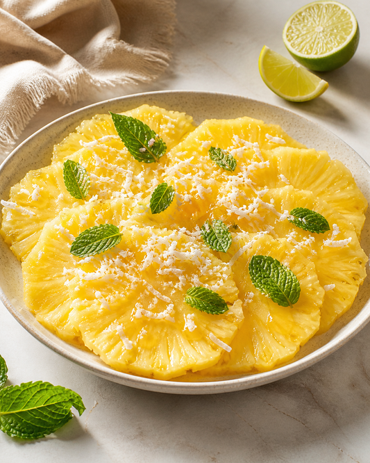 CARPACCIO ANANAS CITRON VERT COCO