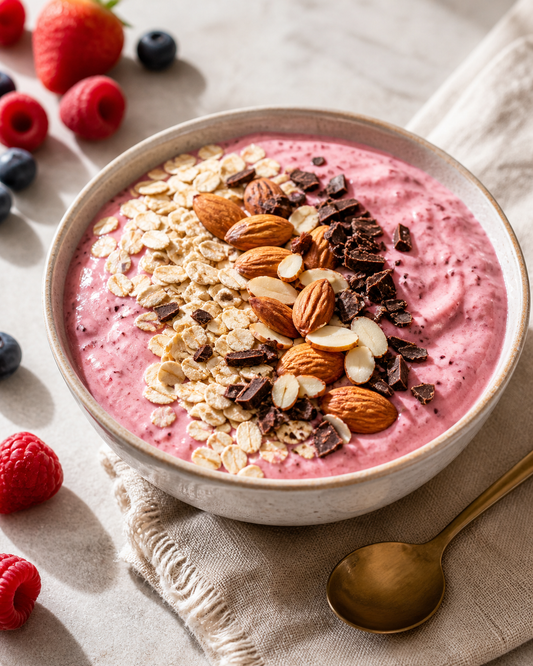 SMOOTHIE BOWL FRUITS ROUGES & AMANDE