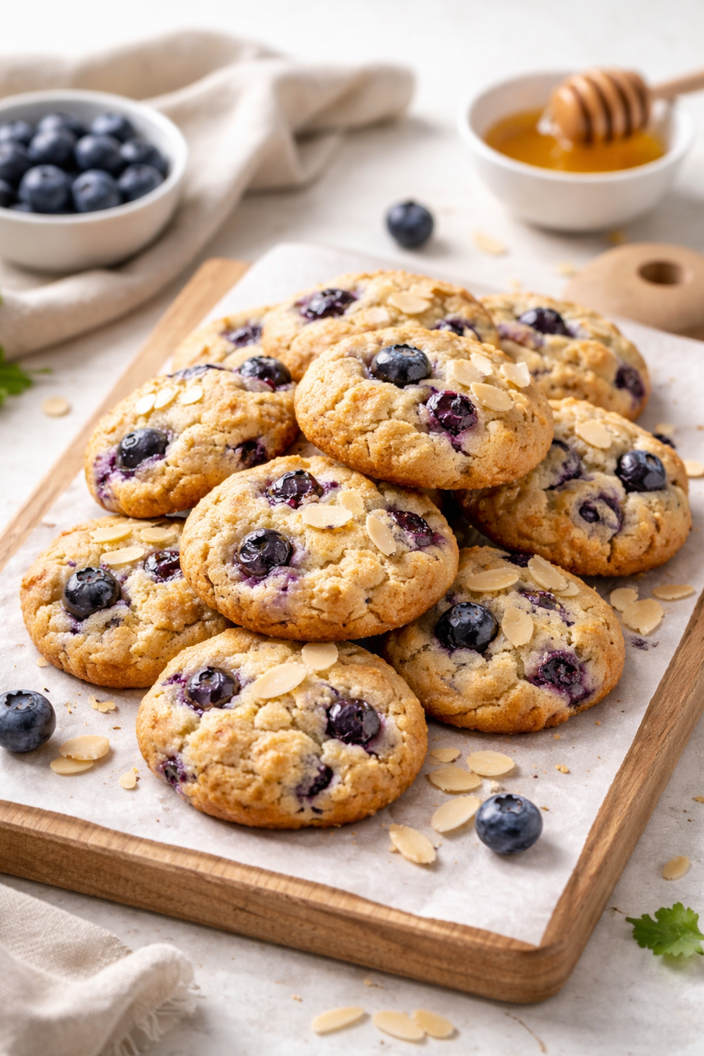 COOKIES MOELLEUX AMANDE & MYRTILLES