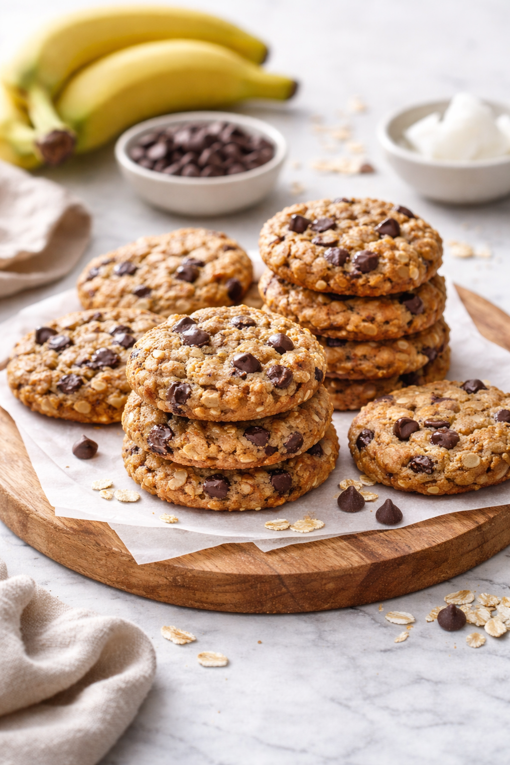 BISCUITS BANANE & PÉPITES DE CHOCOLAT